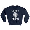 Sheet Faced Ugly Sweater Navy | Funny Shirt from Famous In Real Life