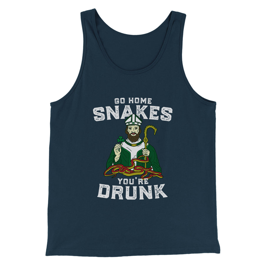 Go Home Snakes Men/Unisex Tank Top | Funny Shirt from Famous In Real Life