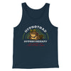 Hypnotoad Men/Unisex Tank Top Heather Navy | Funny Shirt from Famous In Real Life