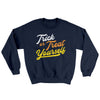 Trick Or Treat Yourself Ugly Sweater Navy | Funny Shirt from Famous In Real Life