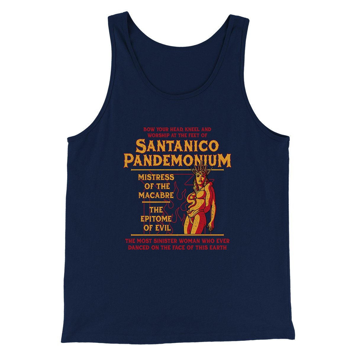 Santanico Pandemonium Funny Movie Men/Unisex Tank Top | Funny Shirt from Famous In Real Life