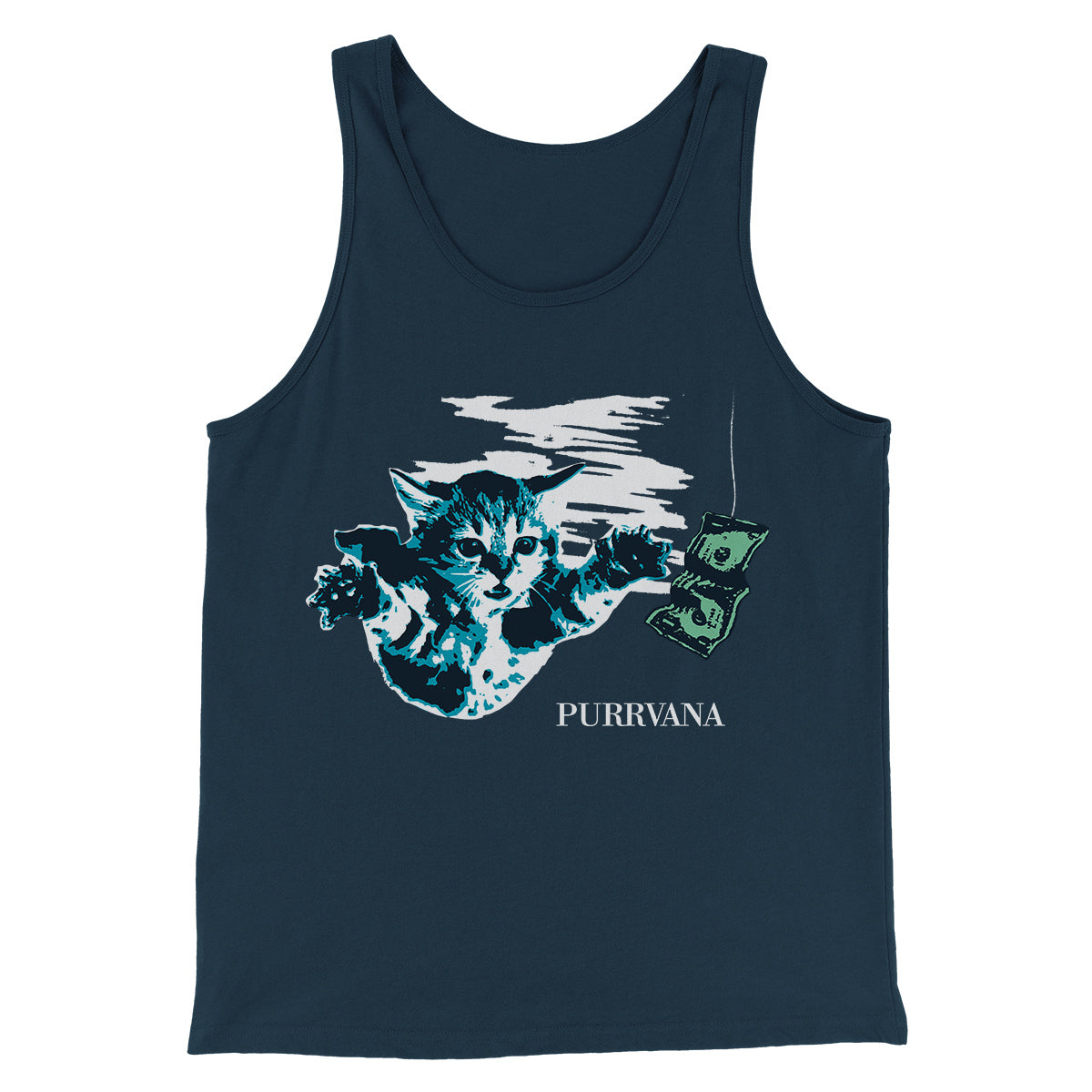 Purrvana Men/Unisex Tank Top | Funny Shirt from Famous In Real Life