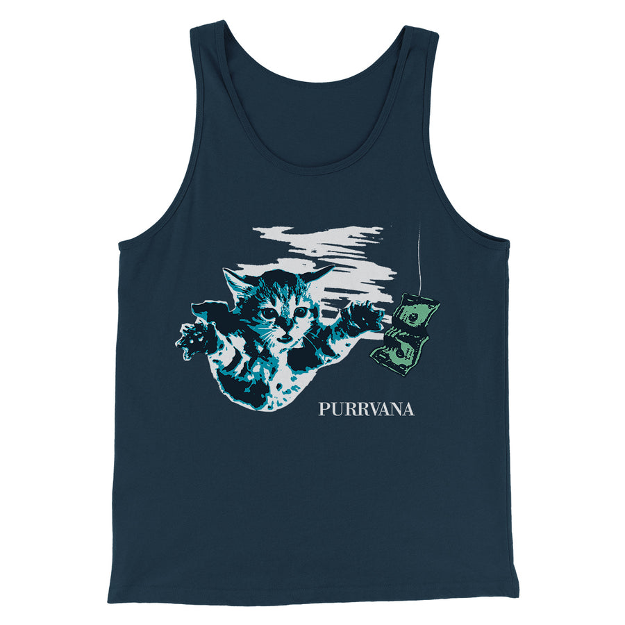 Purrvana Men/Unisex Tank Top | Funny Shirt from Famous In Real Life