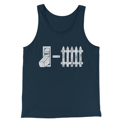 Offense! Men/Unisex Tank Top Heather Navy | Funny Shirt from Famous In Real Life