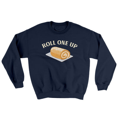 Roll One Up Ugly Sweater Navy | Funny Shirt from Famous In Real Life