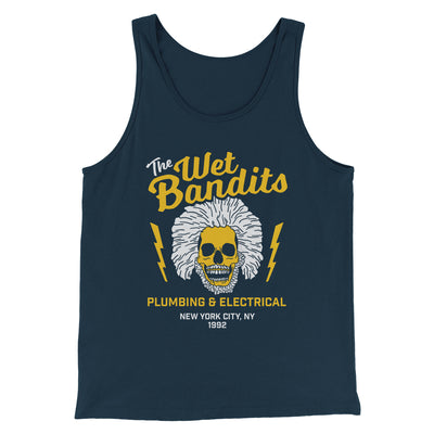 The Wet Bandits Funny Movie Men/Unisex Tank Top Heather Navy | Funny Shirt from Famous In Real Life