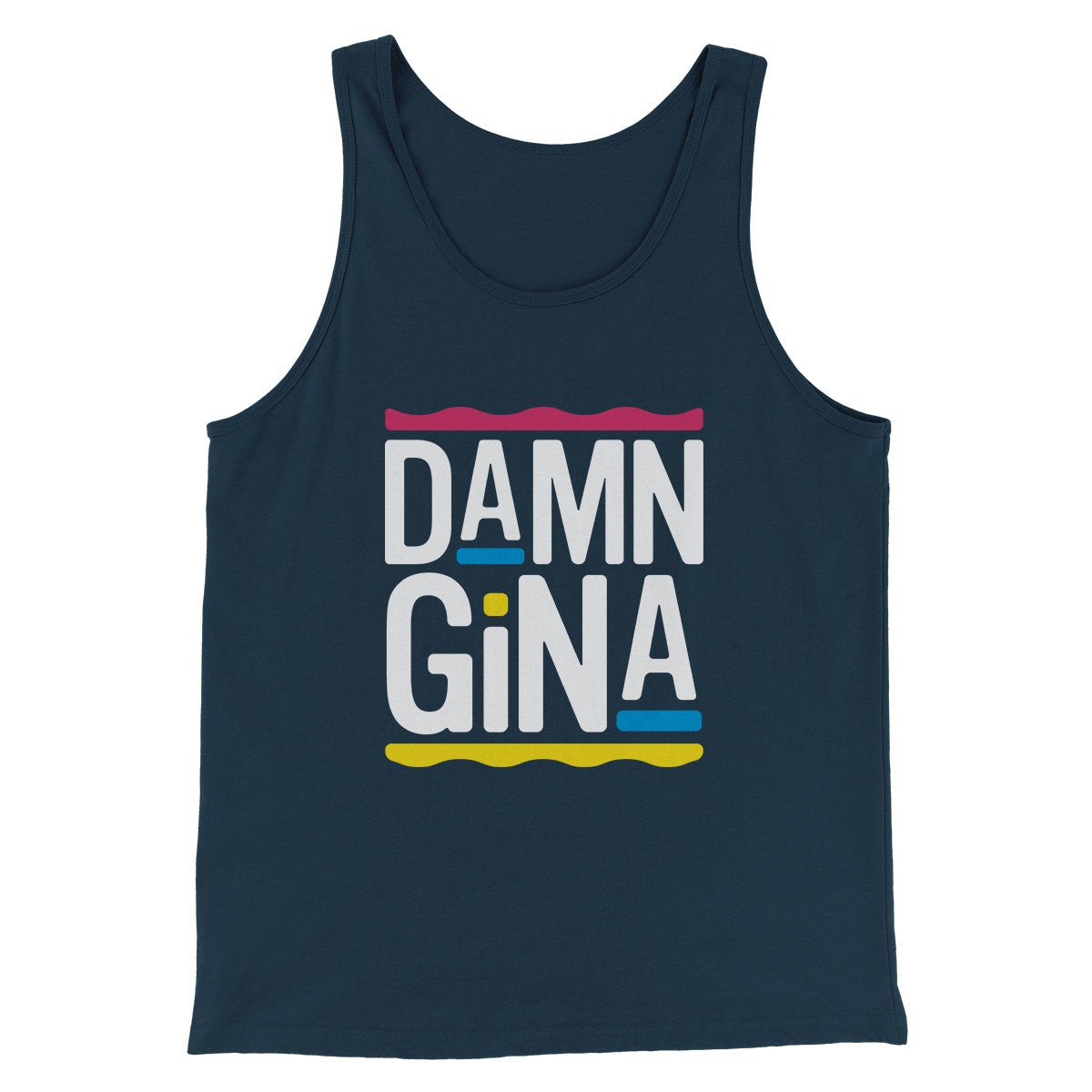 Damn Gina Men/Unisex Tank Top | Funny Shirt from Famous In Real Life