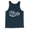 Liter-O-Cola Men/Unisex Tank Top Heather Navy | Funny Shirt from Famous In Real Life