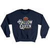 Hallow-Queen Ugly Sweater Navy | Funny Shirt from Famous In Real Life