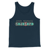 Visit Historic SodoSopa Men/Unisex Tank Top Heather Navy | Funny Shirt from Famous In Real Life