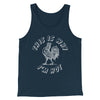 This Is Why I'm Hot Funny Men/Unisex Tank Top Heather Navy | Funny Shirt from Famous In Real Life