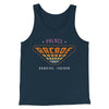 Palace Arcade Men/Unisex Tank Top Heather Navy | Funny Shirt from Famous In Real Life