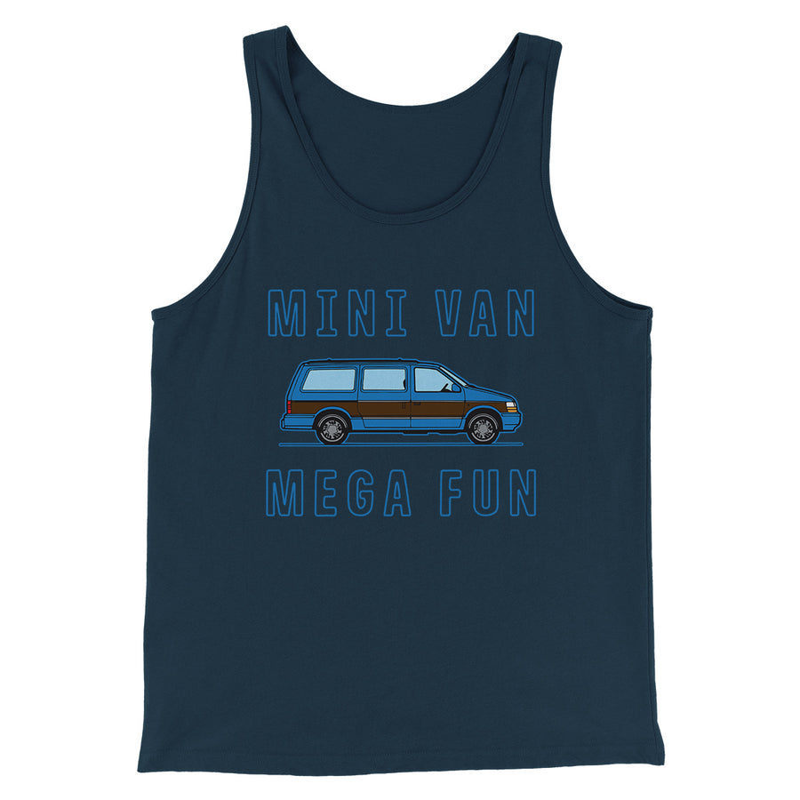 Mini Van Mega Fun Funny Men/Unisex Tank Top | Funny Shirt from Famous In Real Life