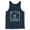Carbon Based Lifeform Men/Unisex Tank Top Heather Navy | Funny Shirt from Famous In Real Life