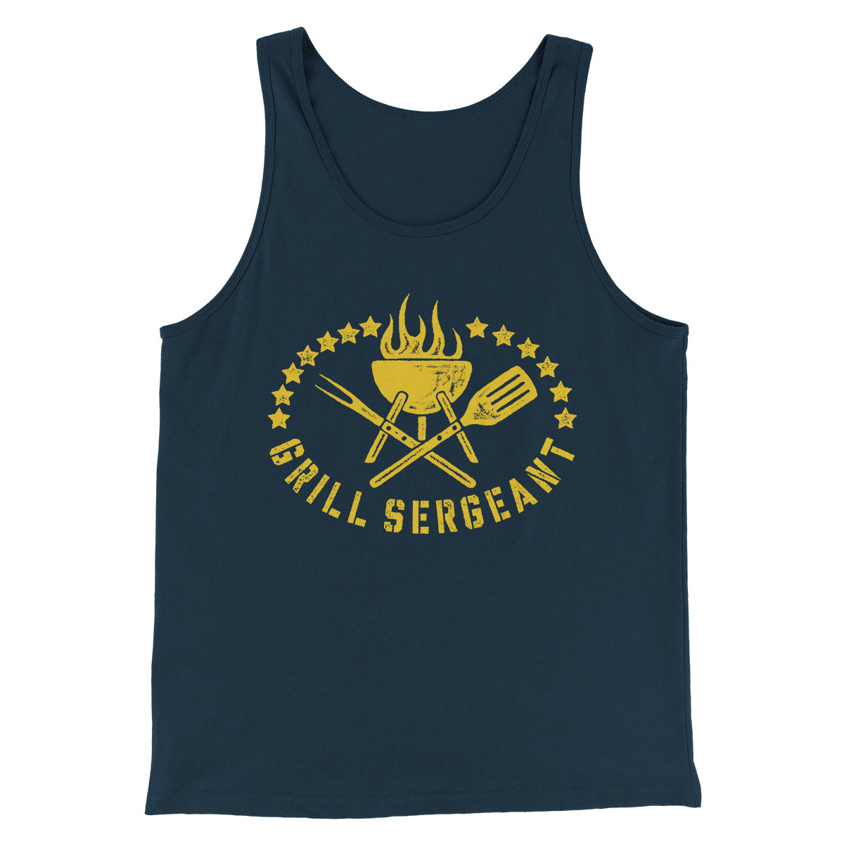 Grill Sergeant Men/Unisex Tank Top | Funny Shirt from Famous In Real Life