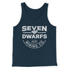 Seven Dwarfs Mining Co. Men/Unisex Tank Top Heather Navy | Funny Shirt from Famous In Real Life