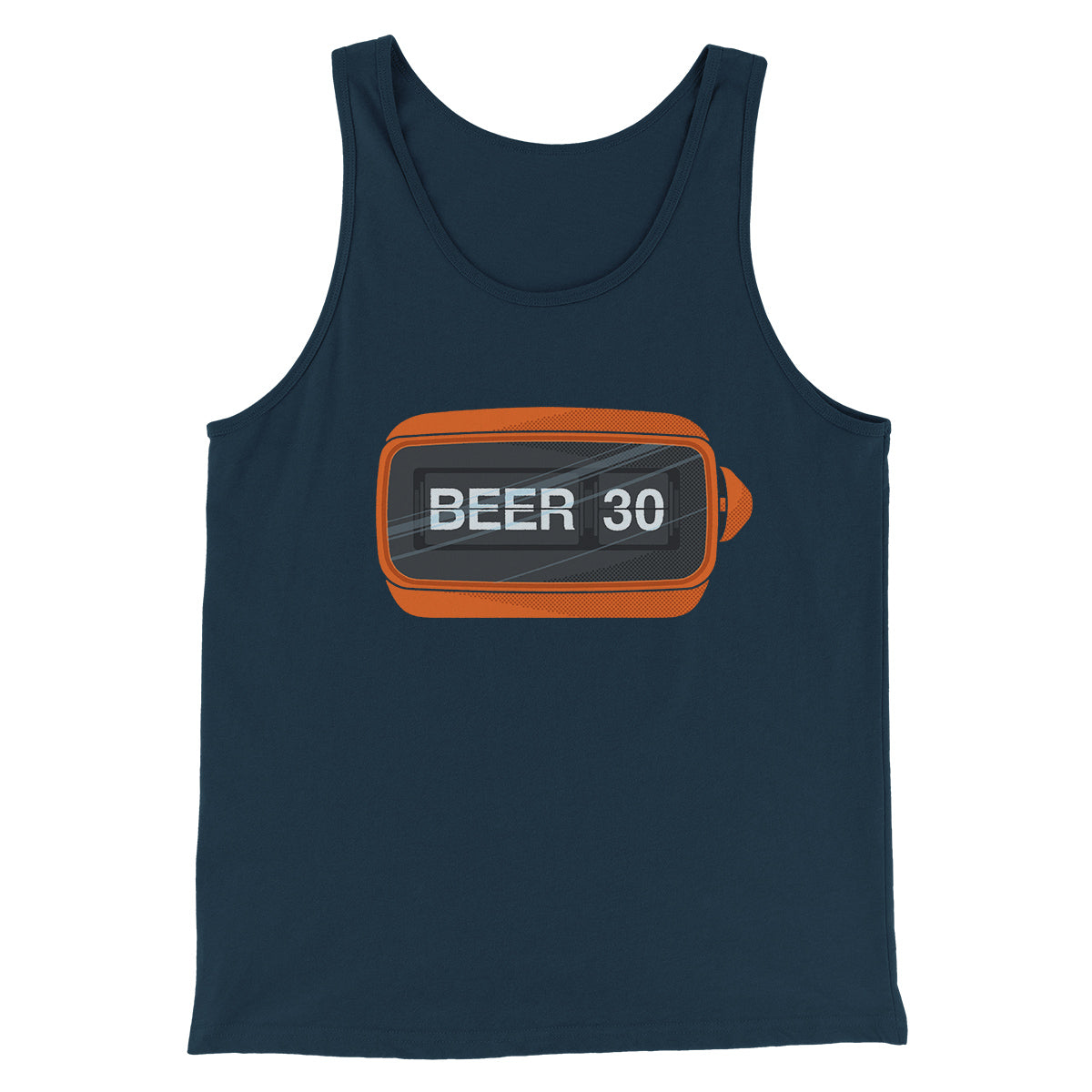Beer:30 Men/Unisex Tank Top Heather Navy | Funny Shirt from Famous In Real Life