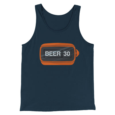 Beer:30 Men/Unisex Tank Top Heather Navy | Funny Shirt from Famous In Real Life