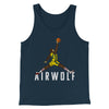 Air Wolf Funny Movie Men/Unisex Tank Top Heather Navy | Funny Shirt from Famous In Real Life