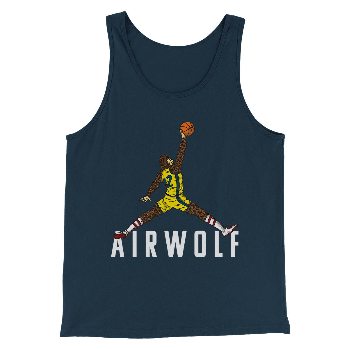 Air Wolf Funny Movie Men/Unisex Tank Top | Funny Shirt from Famous In Real Life