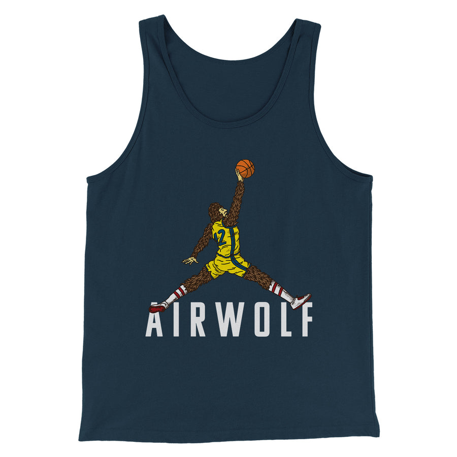 Air Wolf Funny Movie Men/Unisex Tank Top | Funny Shirt from Famous In Real Life