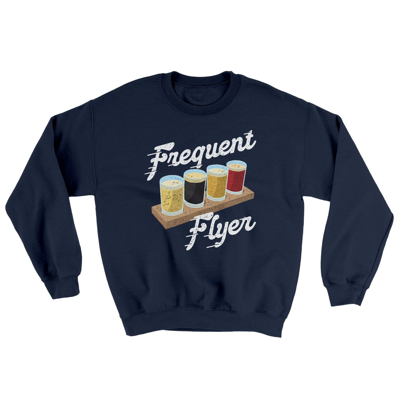 Frequent Flyer Ugly Sweater | Funny Shirt from Famous In Real Life