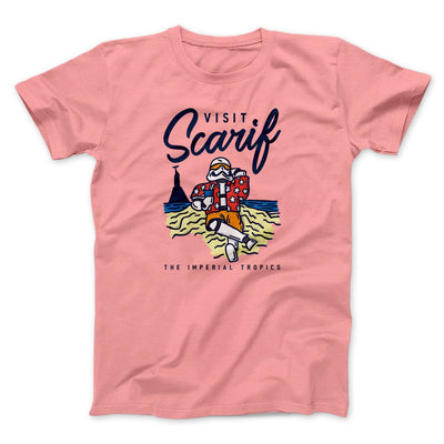 Visit Scarif Funny Movie Men/Unisex T-Shirt Pink | Funny Shirt from Famous In Real Life