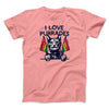 I Love Purrades Men/Unisex T-Shirt Pink | Funny Shirt from Famous In Real Life