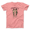 Adam and Steve Men/Unisex T-Shirt Pink | Funny Shirt from Famous In Real Life