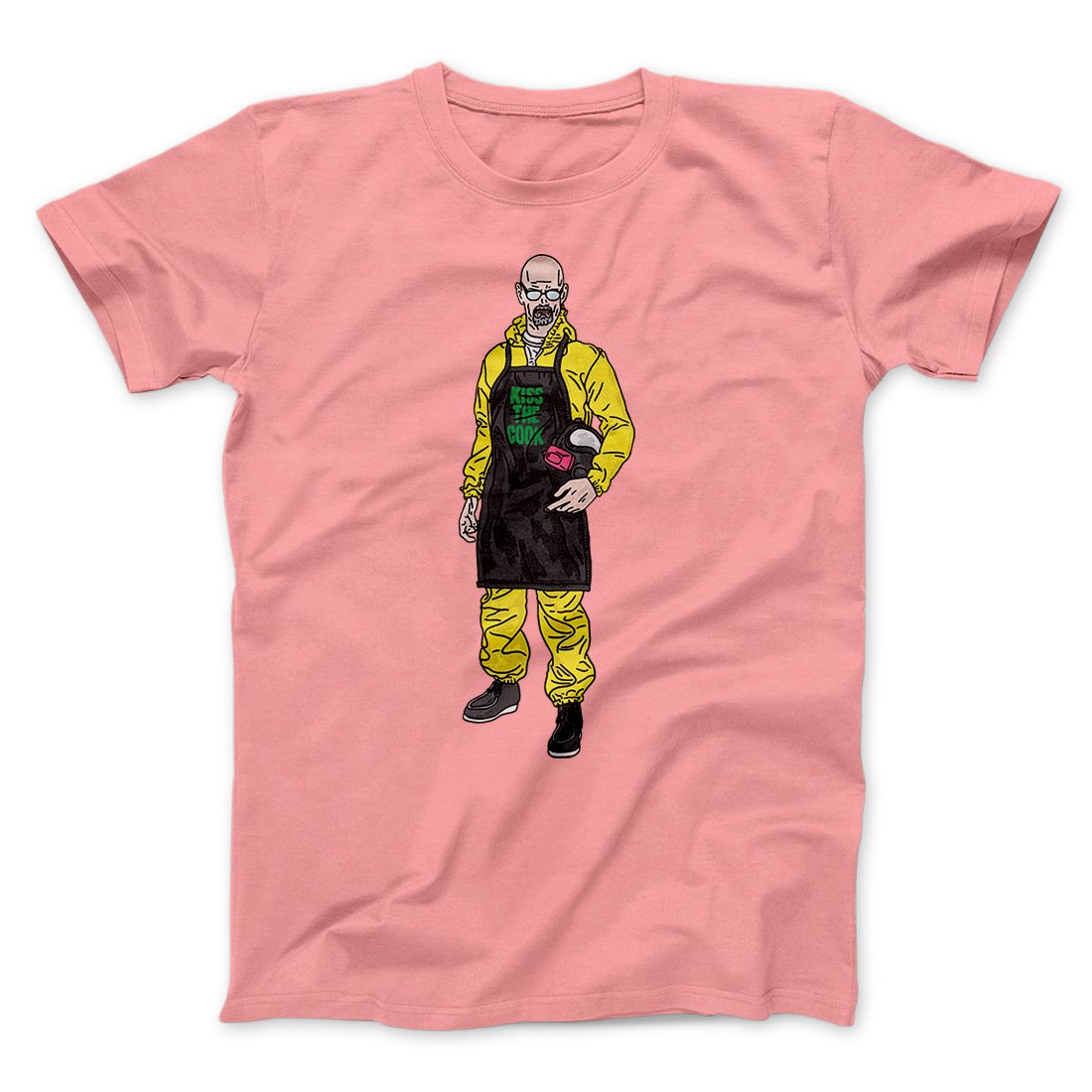 Kiss The Cook Men/Unisex T-Shirt | Funny Shirt from Famous In Real Life