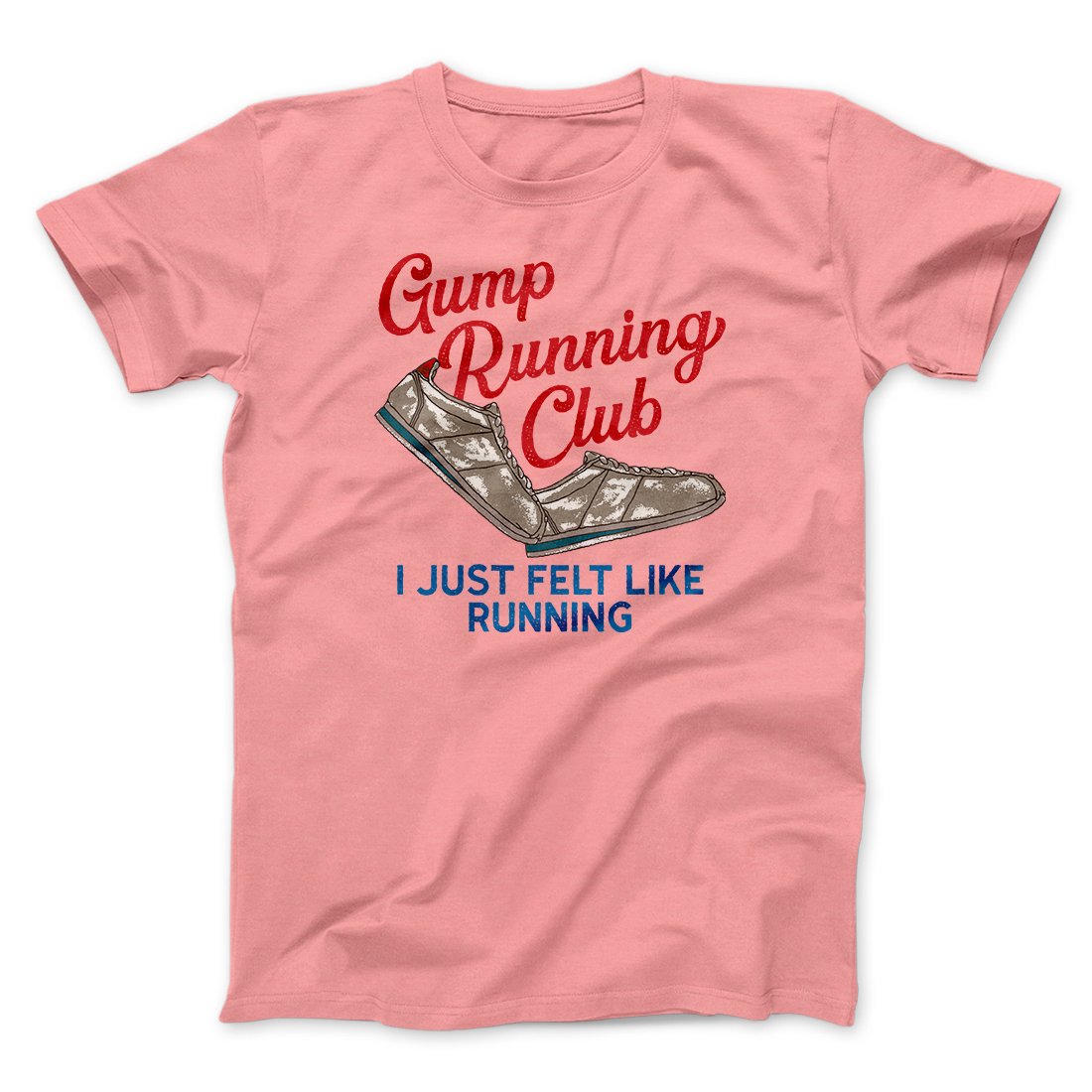 Gump Running Club Funny Movie Men/Unisex T-Shirt | Funny Shirt from Famous In Real Life