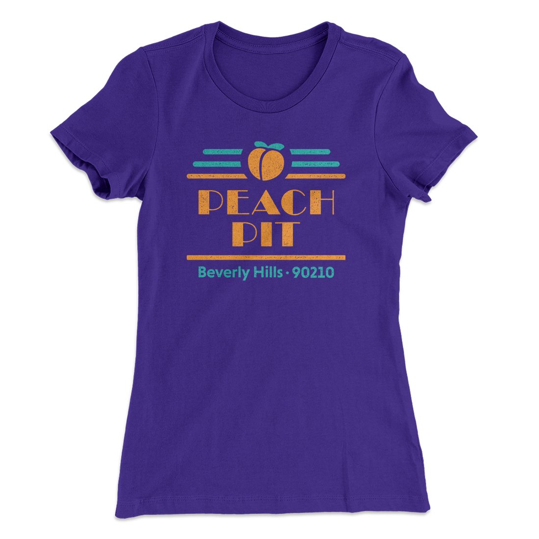 Peach Pit Diner Women's T-Shirt | Funny Shirt from Famous In Real Life