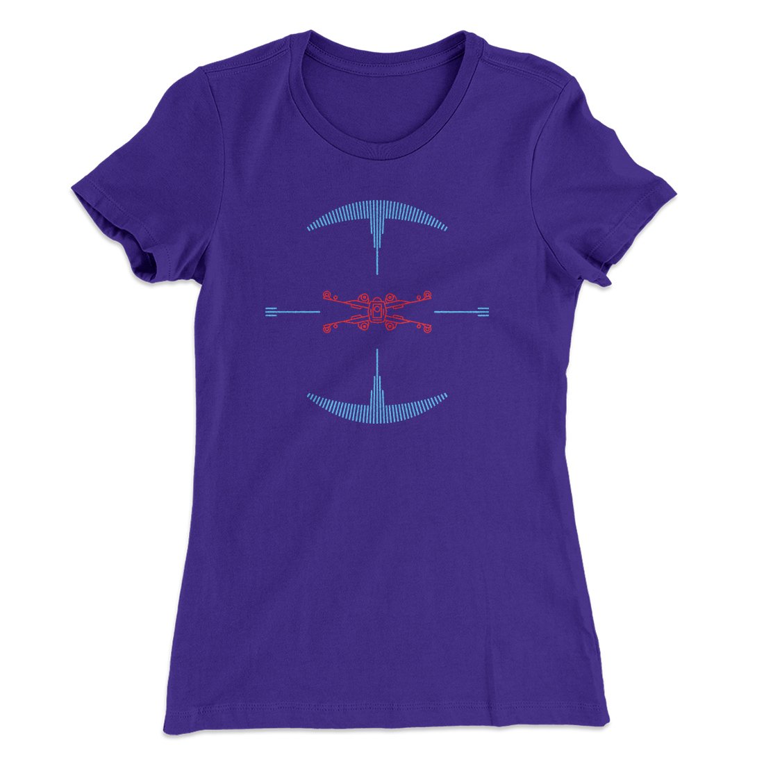 Fighter Target Women's T-Shirt | Funny Shirt from Famous In Real Life