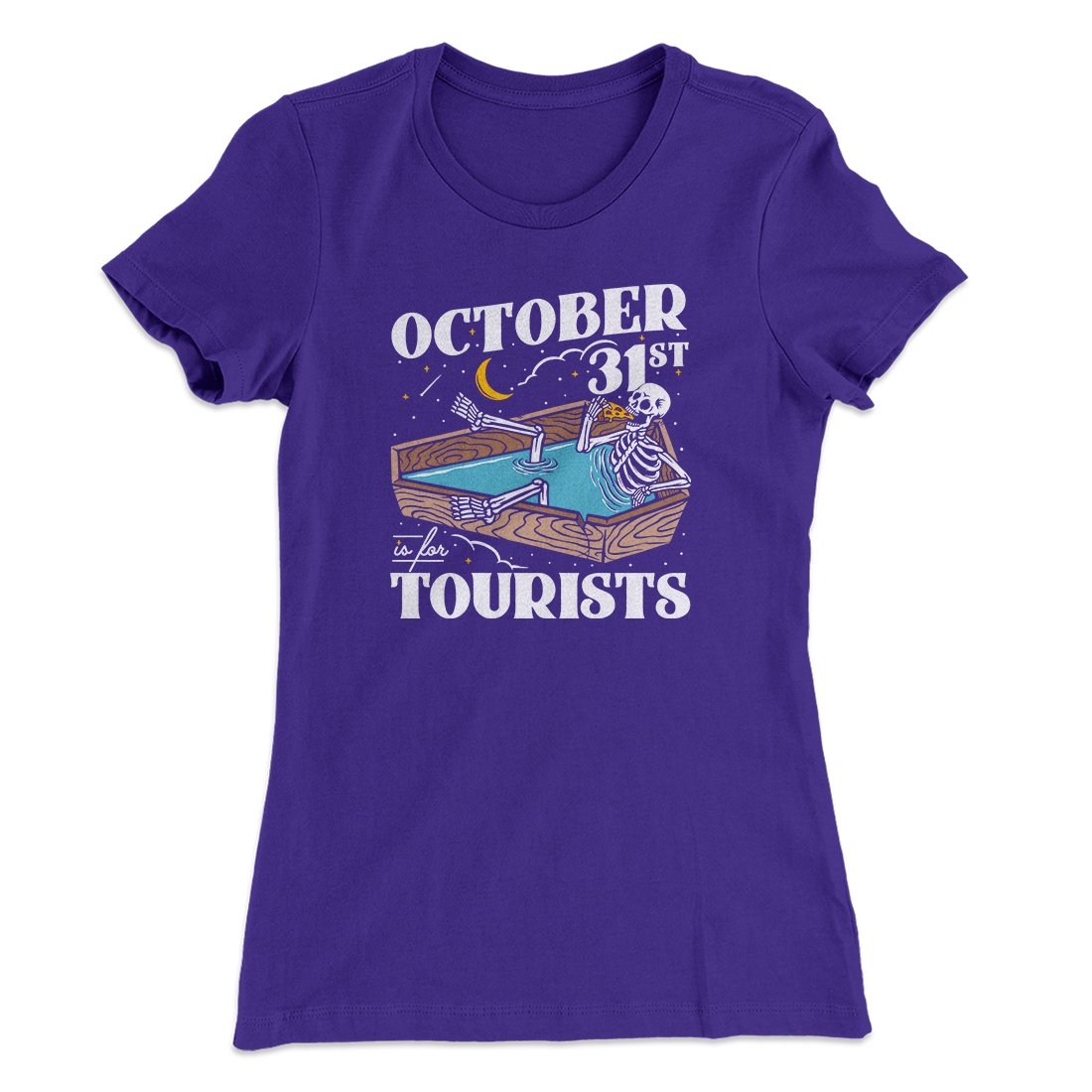 October 31st Is For Tourists Women's T-Shirt | Funny Shirt from Famous In Real Life