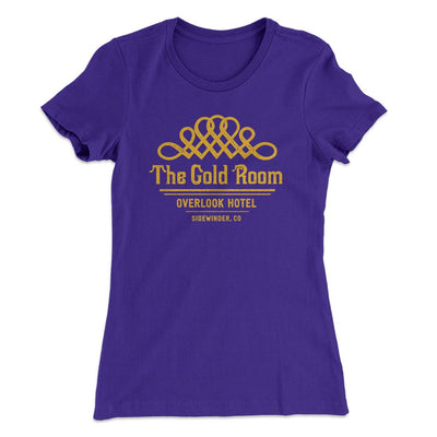 The Gold Room Women's T-Shirt Purple Rush | Funny Shirt from Famous In Real Life
