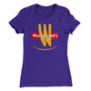WacArnold's Women's T-Shirt Purple Rush | Funny Shirt from Famous In Real Life