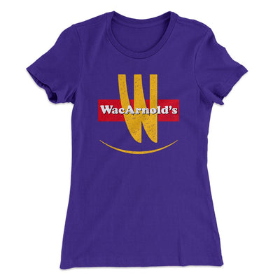 WacArnold's Women's T-Shirt Purple Rush | Funny Shirt from Famous In Real Life