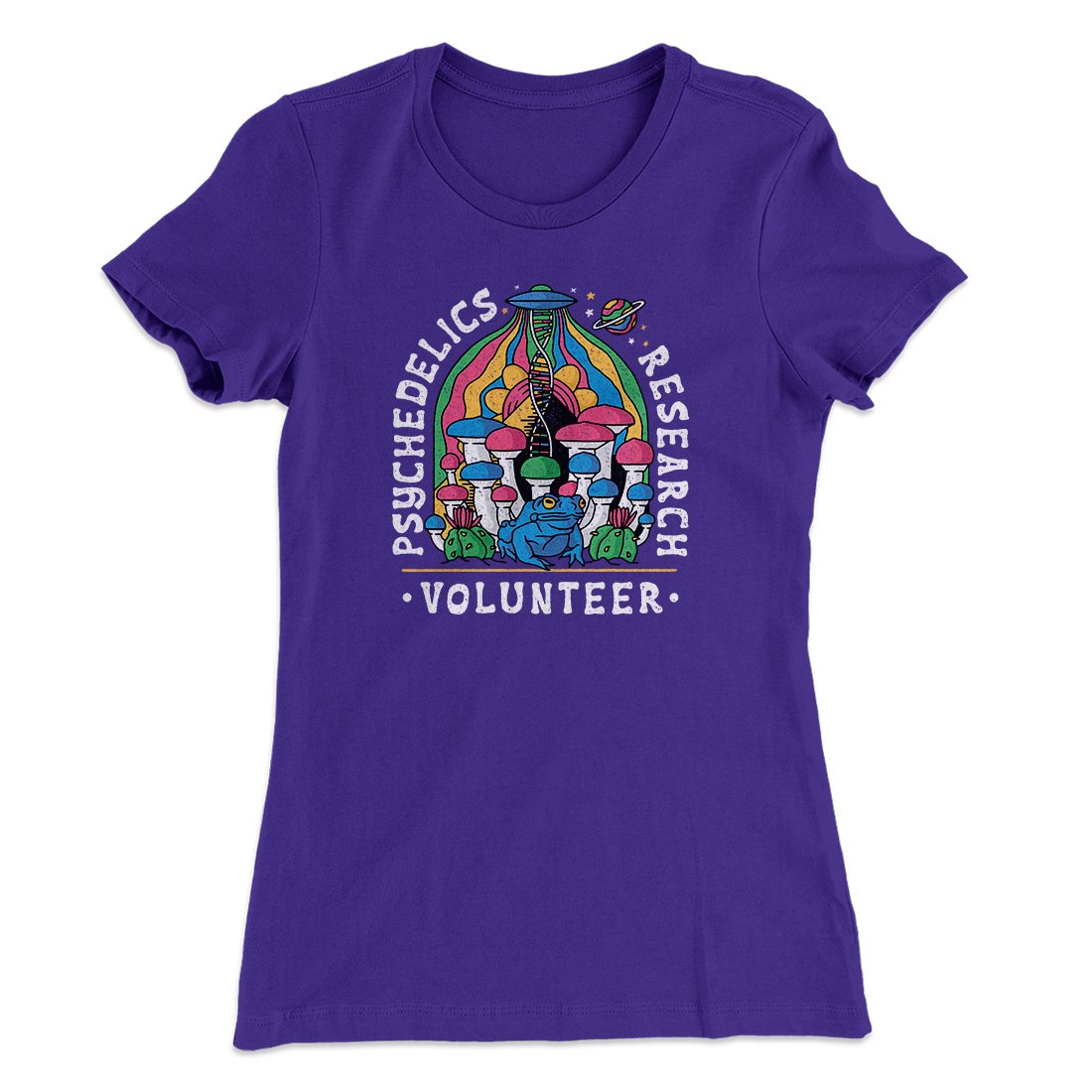 Psychedelics Research Volunteer Women's T-Shirt | Funny Shirt from Famous In Real Life