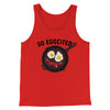 So Eggcited Funny Men/Unisex Tank Top Red | Funny Shirt from Famous In Real Life