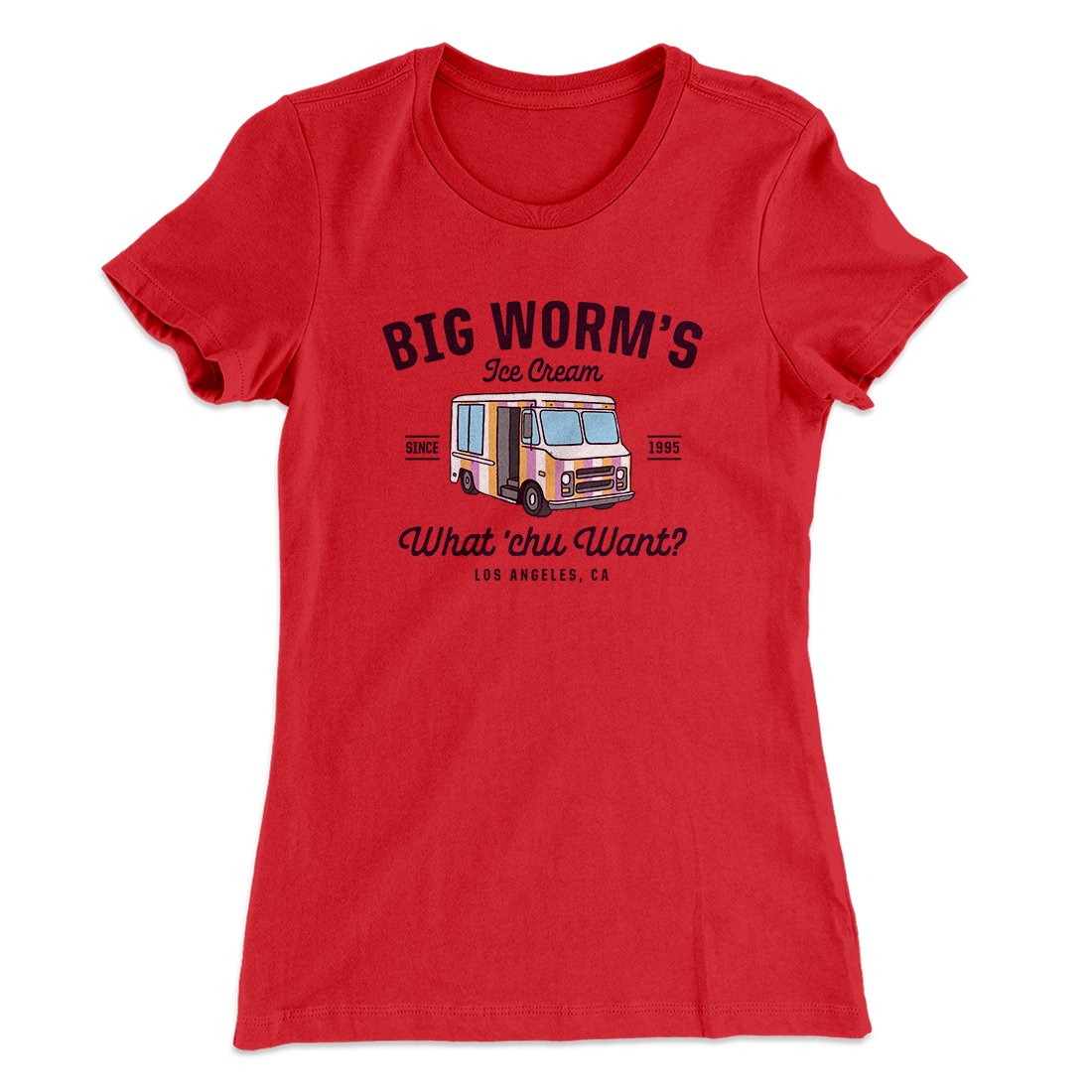 Big Worm's Ice Cream Women's T-Shirt | Funny Shirt from Famous In Real Life