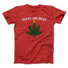 Happy Holidaze Men/Unisex T-Shirt Red | Funny Shirt from Famous In Real Life