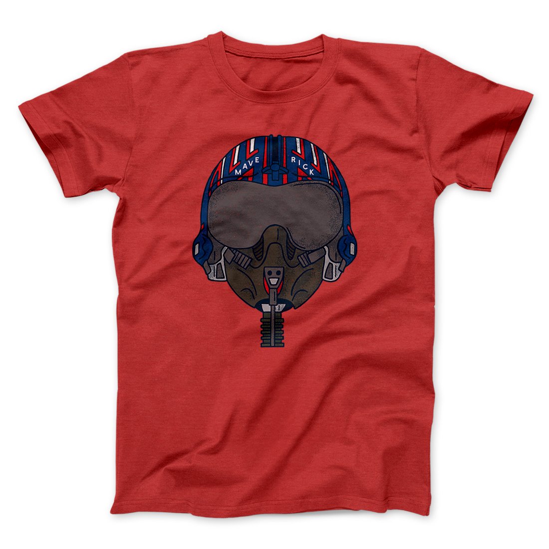 Maverick Helmet Funny Movie Men/Unisex T-Shirt | Funny Shirt from Famous In Real Life
