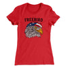 Freebird Women's T-Shirt Red | Funny Shirt from Famous In Real Life