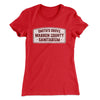 Smith's Grove Sanitarium Women's T-Shirt Red | Funny Shirt from Famous In Real Life