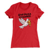 Give Pizza A Chance Women's T-Shirt Red | Funny Shirt from Famous In Real Life