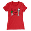 Little Nero's Pizza Women's T-Shirt Red | Funny Shirt from Famous In Real Life