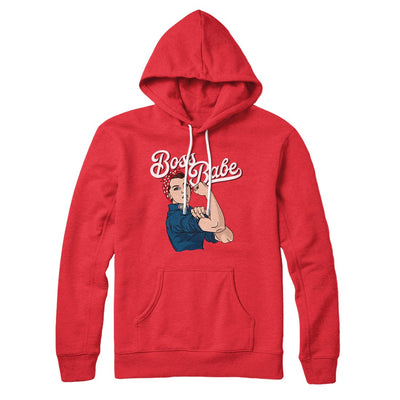 Boss Babe Hoodie S | Funny Shirt from Famous In Real Life