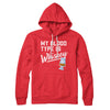 My Blood Type Is Whiskey Hoodie S | Funny Shirt from Famous In Real Life