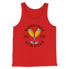 Mornings Are For Mimosas Men/Unisex Tank Top Red | Funny Shirt from Famous In Real Life