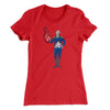 George Washington #1 Women's T-Shirt Red | Funny Shirt from Famous In Real Life